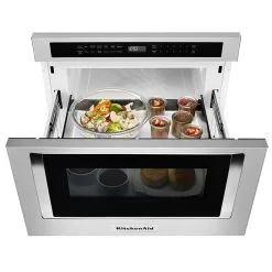 KitchenAid Four à Micro-ondes Sous-comptoir, Tiroir, 24", Inox -magasin d'appareils de cuisine 30005766c L