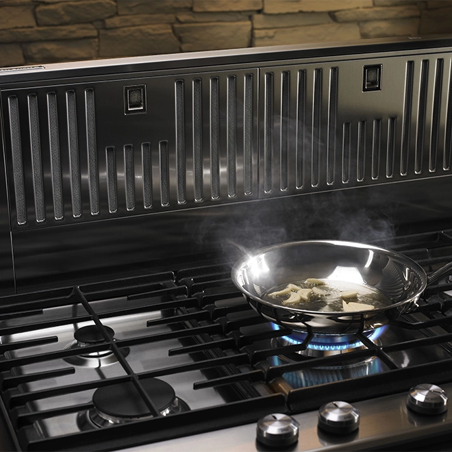 KitchenAid Hotte Escamotable, évacuation Descendante, 30", 600 PCM, Inox 4 KitchenAid Hotte Escamotable, évacuation Descendante, 30", 600 PCM, Inox – Image 2