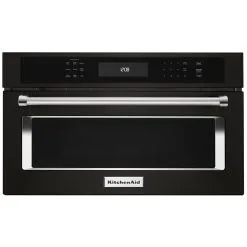 KitchenAid Four Micro-ondes Et à Convection Encastré, 30'', Inox Noir