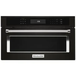 KitchenAid Four Micro-ondes Et à Convection Encastré, 27'', Inox Noir