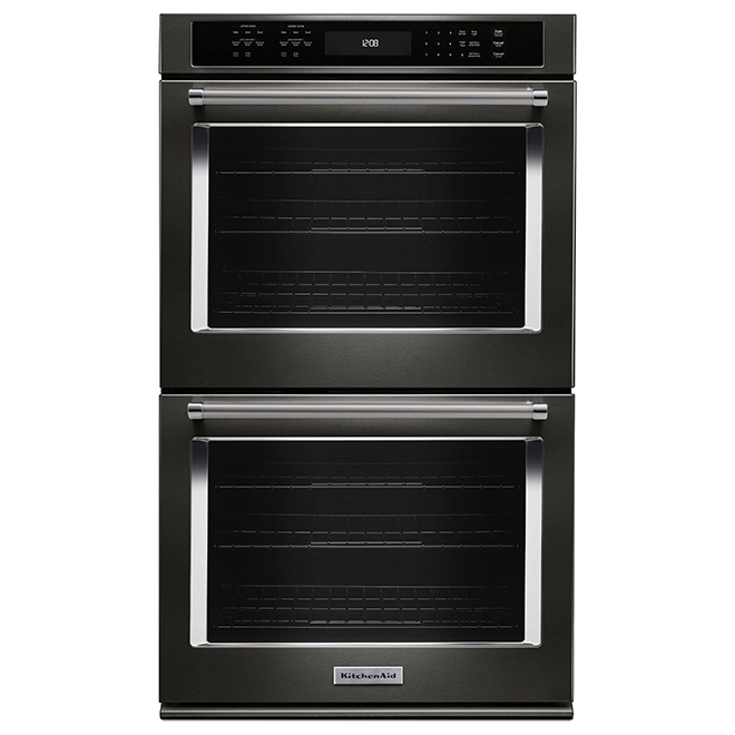 Four Mural Double KitchenAid(MD), 30", 10 Pi³, Inox Noir 3 Four Mural Double KitchenAid(MD), 30", 10 Pi³, Inox Noir