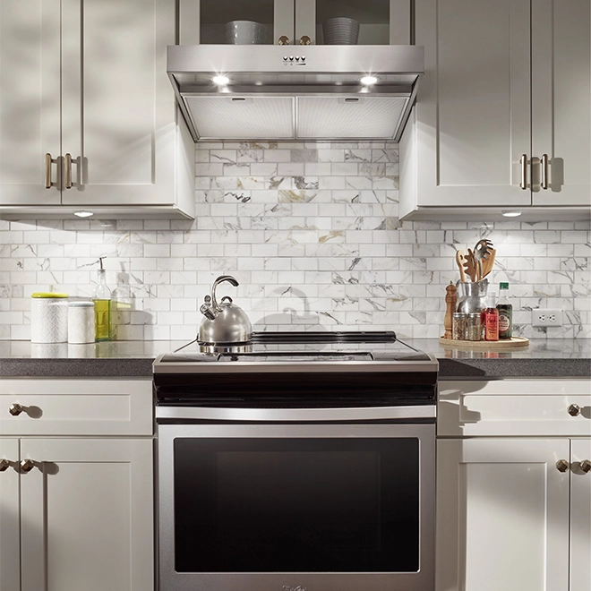 Whirlpool Hotte De Cuisinière, Sous-armoire, 24'', 265 PCM, Inox 4 Whirlpool Hotte De Cuisinière, Sous-armoire, 24'', 265 PCM, Inox – Image 2