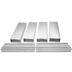 Whirlpool Rallonge Pour Hotte Montée Sur îlot, 9 à 12', Inox