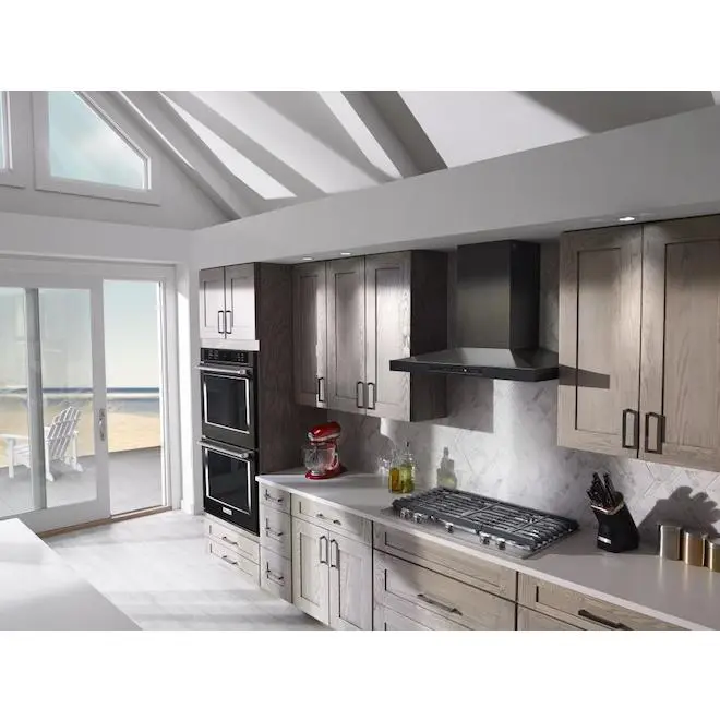 Hotte De Cuisine Cheminée KitchenAid, 600 PCM, 36", Inox Noir 6 Hotte De Cuisine Cheminée KitchenAid, 600 PCM, 36", Inox Noir – Image 4