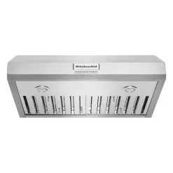 Hotte Aspirante Sous Armoire Commerciale 30 Po KitchenAid, Acier Inoxydable, 585 Pi³/min