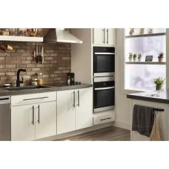 Four à Convection Mural Encastré Double En Acier Inoxydable Whirlpool, 24 Pouces -magasin d'appareils de cuisine 30006810e L