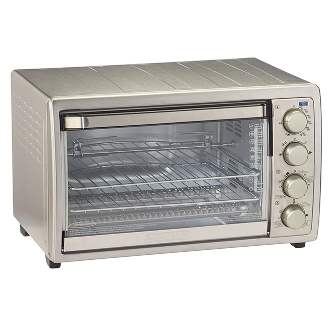 Four à Convection De Comptoir De Black & Decker, Acier Inoxydable 3 Four à Convection De Comptoir De Black & Decker, Acier Inoxydable