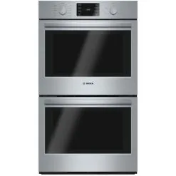 Bosch Four Mural Double Encastré à Convection, 30po, Inox