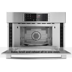 Four Mural Combiné Bosch, Convection, 1,6 Pi³, 24", Inox 8 Four Mural Combiné Bosch, Convection, 1,6 Pi³, 24", Inox -magasin d'appareils de cuisine 30855181c L