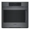 Four Mural électrique Simple Encastré De 30 Po Série 800 De Bosch, 4,6 Pi³, Convection Européenne, Acier Inoxydable Noir -magasin d'appareils de cuisine 30855329 L