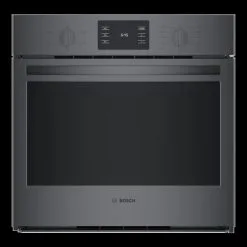 Four Mural électrique Simple Encastré De 30 Po Série 500 De Bosch, 4,6 Pi³, Convection Européenne, Acier Inoxydable Noir