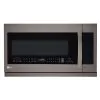 Micro-ondes Four-hotte LG, 2,2 Pi³, Acier Inoxydable Noir, Avec Hotte Coulissante ExtendaVent -magasin d'appareils de cuisine 30895066 L