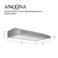 Hotte Sous-armoire Ancona, 30" -magasin d'appareils de cuisine 330622779 AlternateImage3 l