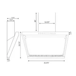 Turin Hotte Murale La Décorative Verre Et Acier 36-po 7 Turin Hotte Murale La Décorative Verre Et Acier 36-po -magasin d'appareils de cuisine 330658335 AlternateImageA2 l