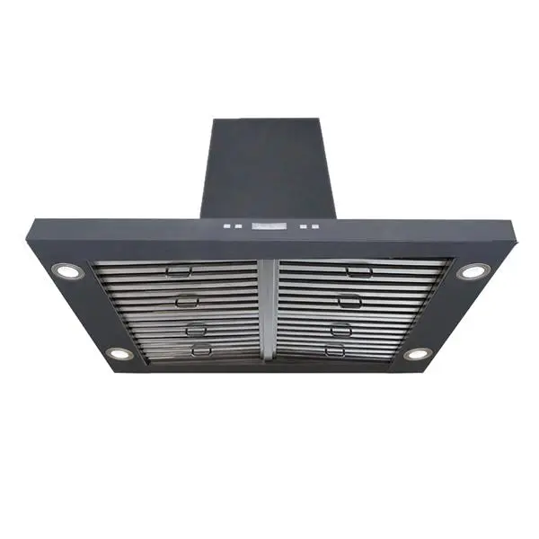 Turin Hotte à Ilôt Pro Collection Noir 30-po 4 Turin Hotte à Ilôt Pro Collection Noir 30-po – Image 2