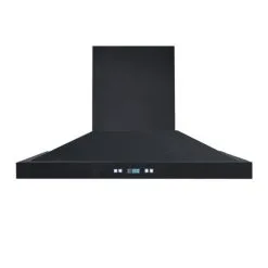 Turin Hotte à Ilôt Pro Collection Noir 30-po