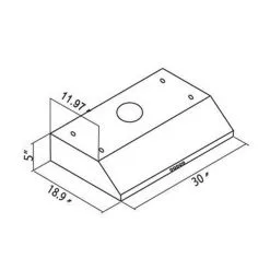 Turin Hotte Sous-Armoire Swift II En Acier Inoxydable 30-po 10 Turin Hotte Sous-Armoire Swift II En Acier Inoxydable 30-po -magasin d'appareils de cuisine 330658363 AlternateImage3 l