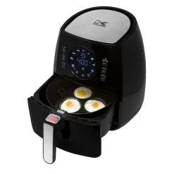 Friteuse Digitale à Air Chaud Kalorik Avec Pocheuse à Oeufs, 2,8 L, Noir 8 Friteuse Digitale à Air Chaud Kalorik Avec Pocheuse à Oeufs, 2,8 L, Noir -magasin d'appareils de cuisine 330722668 AlternateImage1 l