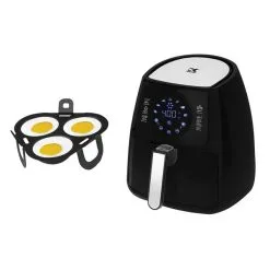 Friteuse Digitale à Air Chaud Kalorik Avec Pocheuse à Oeufs, 2,8 L, Noir 10 Friteuse Digitale à Air Chaud Kalorik Avec Pocheuse à Oeufs, 2,8 L, Noir -magasin d'appareils de cuisine 330722668 AlternateImage3 l