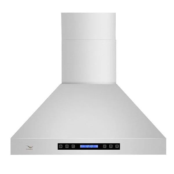 Hotte De Cuisine Murale Convertible De Streamline, 860 PCM, 29,5 Po X 23,2 Po, Acier Inoxydable 4 Hotte De Cuisine Murale Convertible De Streamline, 860 PCM, 29,5 Po X 23,2 Po, Acier Inoxydable – Image 2