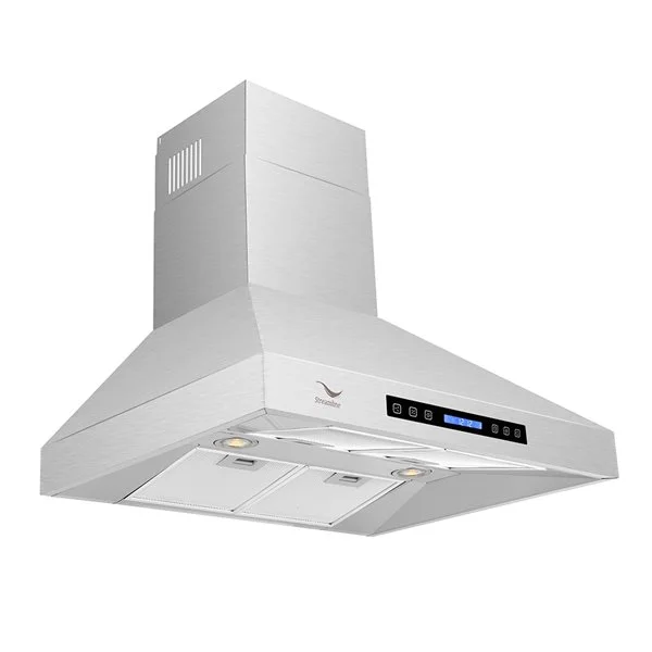 Hotte De Cuisine Murale Convertible De Streamline, 860 PCM, 29,5 Po X 23,2 Po, Acier Inoxydable 5 Hotte De Cuisine Murale Convertible De Streamline, 860 PCM, 29,5 Po X 23,2 Po, Acier Inoxydable – Image 3