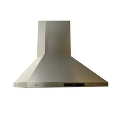 Lotus Hotte Cheminée Murale En Acier Inoxydable, 600 PCM, Acier Inoxidable, 36 Po