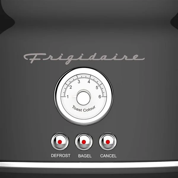 Grille-pain Rétro à 2 Tranches De Frigidaire, Noir 6 Grille-pain Rétro à 2 Tranches De Frigidaire, Noir – Image 4