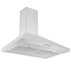 Hotte Pyramidale Convertible Ancona, 30 Po, 440 PCM, Inox