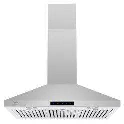 Hotte De Cuisine à Cheminée Murale De Streamline, 30 Po, Acier