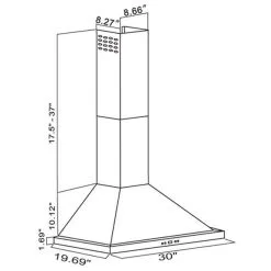 Hotte De Cuisine Murale Casino De Turin, 30 Po, Bronze -magasin d'appareils de cuisine 330762673 AlternateImage2 l