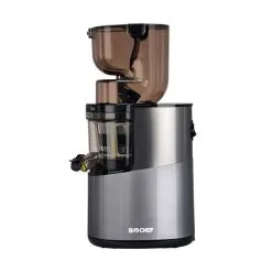 Extracteur De Jus Vertical Atlas Pro De BioChef, Pressage à Froid, 200 Oz, 300 Watts, Argent