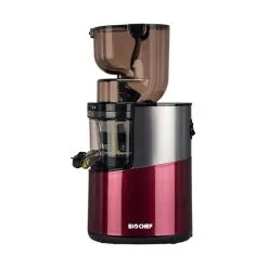 Extracteur De Jus Vertical Atlas Pro De BioChef, Pressage à Froid, 200 Oz, 300 Watts, Rouge