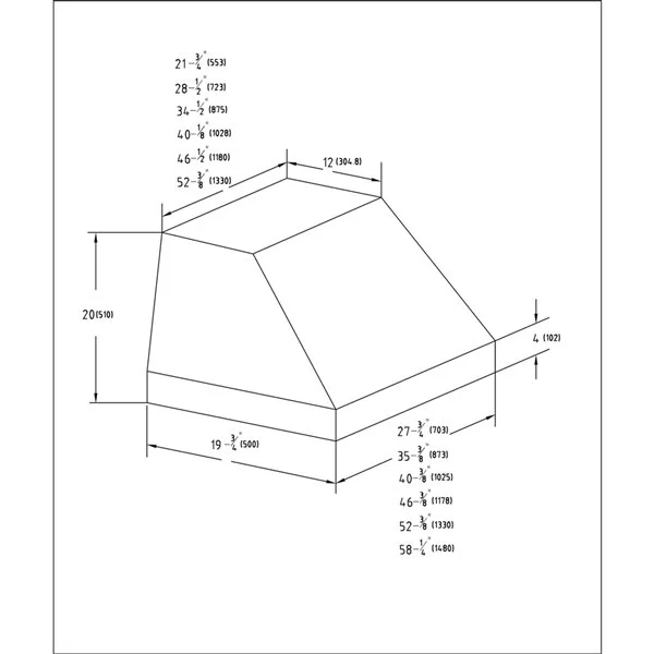 MAXair Hotte De Four Encastrable, 1000 Pcm, Acier Inoxydable, 30 Po 5 MAXair Hotte De Four Encastrable, 1000 Pcm, Acier Inoxydable, 30 Po – Image 3