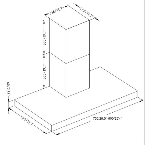 Hotte De Cuisinière Murale Et Mise à Air Libre Maxair, 30 Po, Acier Inoxydable 4 Hotte De Cuisinière Murale Et Mise à Air Libre Maxair, 30 Po, Acier Inoxydable – Image 2
