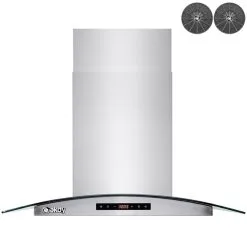 Hotte Convertible Pour îlot De 30 Po En Acier Inoxydable De AKDY Avec Filtre De Charbon Inclus 9 Hotte Convertible Pour îlot De 30 Po En Acier Inoxydable De AKDY Avec Filtre De Charbon Inclus -magasin d'appareils de cuisine 330795477 AlternateImage2 l