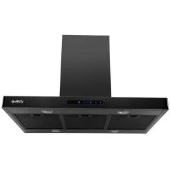 Hotte Convertible Pour îlot En Acier Inoxydable Noir 36 Po Par AKDY