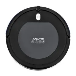 Aspirateur Robot Avec Purificateur D'air Ionique De Kalorik, Noir Et Gris