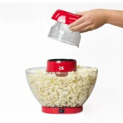 Machine à Maïs Soufflé De Kalorik, 12 Tasses, Rouge