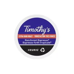 Keurig® Ensemble De 96 Capsules De Café K-Cup Par Keurig De Espresso Forêt Tropicale De Timothy's