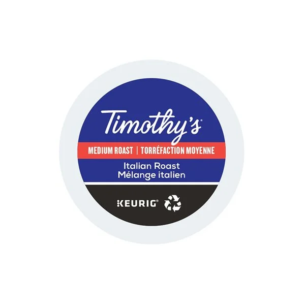 Keurig® Ensemble De 96 Capsules De Café K-Cup Par Keurig De Mélange Italien De Timothy's 3 Keurig® Ensemble De 96 Capsules De Café K-Cup Par Keurig De Mélange Italien De Timothy's