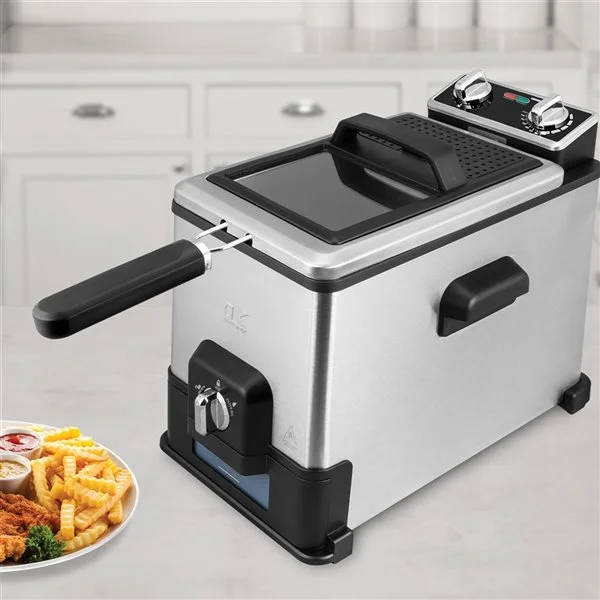 Friteuse Avec Filtration De L'huile De Kalorik, 4 L, Noir 4 Friteuse Avec Filtration De L'huile De Kalorik, 4 L, Noir – Image 2