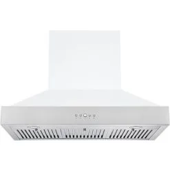 Hotte De Cuisinière Murale Pro De 36 Po à Conduit Blanc Et En Acier Inoxydable Par Ancona -magasin d'appareils de cuisine 330852906 AlternateImage2 l