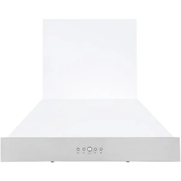 Hotte De Cuisinière Murale Pro De 30 Po à Conduit Blanc Et En Acier Inoxydable Par Ancona 4 Hotte De Cuisinière Murale Pro De 30 Po à Conduit Blanc Et En Acier Inoxydable Par Ancona – Image 2