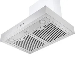 Hotte De Cuisinière Murale Pro De 30 Po à Conduit Blanc Et En Acier Inoxydable Par Ancona 11 Hotte De Cuisinière Murale Pro De 30 Po à Conduit Blanc Et En Acier Inoxydable Par Ancona -magasin d'appareils de cuisine 330852912 AlternateImage4 l