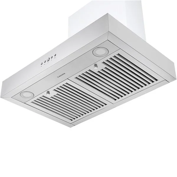 Hotte De Cuisinière Murale Pro De 30 Po à Conduit Blanc Et En Acier Inoxydable Par Ancona 7 Hotte De Cuisinière Murale Pro De 30 Po à Conduit Blanc Et En Acier Inoxydable Par Ancona – Image 5
