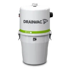 Aspirateur Central Blanc à Usage Résidentiel Par Drainvac, 17 L