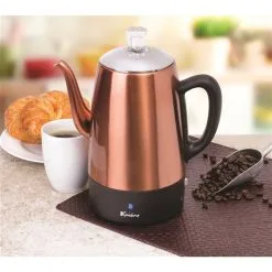 Percolateur 8 Tasses Au Fini Cuivré Euro Cuisine Pour Usage Commercial Et Résidentiel -magasin d'appareils de cuisine 330879720 AlternateImage2 l