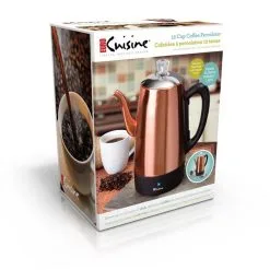 Percolateur 12 Tasses Au Fini Cuivré Euro Cuisine Pour Usage Commercial Et Résidentiel -magasin d'appareils de cuisine 330879724 AlternateImage5 l