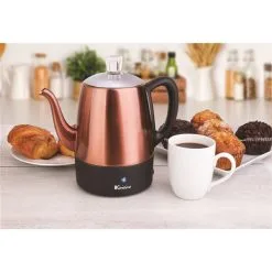 Percolateur 4 Tasses Au Fini Cuivré Euro Cuisine Pour Usage Commercial Et Résidentiel 9 Percolateur 4 Tasses Au Fini Cuivré Euro Cuisine Pour Usage Commercial Et Résidentiel -magasin d'appareils de cuisine 330879725 AlternateImage2 l