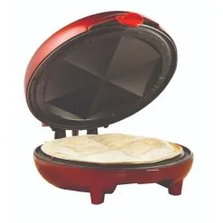 Machine à Quesadilla Antiadhésive Brentwood, 8 po L X 8 po L, Rouge